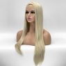 Длинный парик без челки из термоволос 733, цвет MIX613-122 красивый блонд