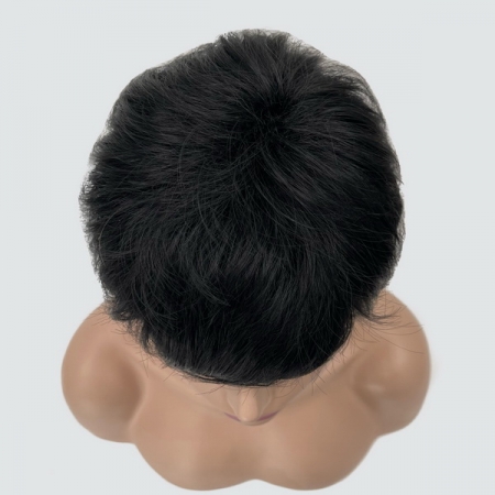 Короткий женский парик из термоволос 769, цвет 1 черный