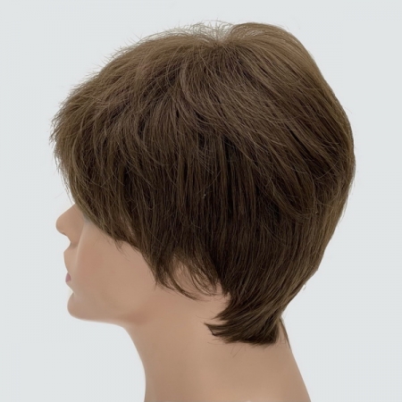 Короткий женский парик из термоволос 769, цвет 8 темно-русый