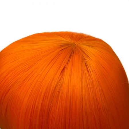 Парик каре BOB цвет N12 оранжевый, термоволосы