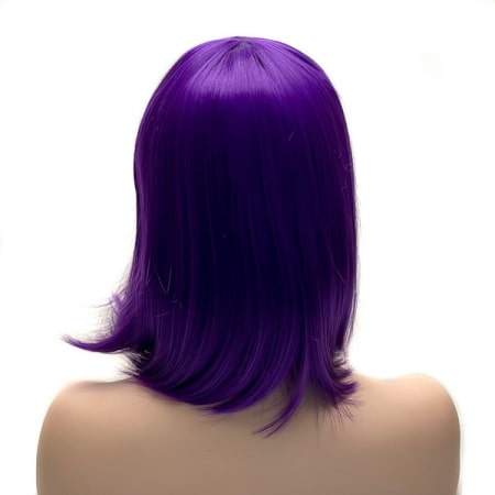 Парик каре BOB цвет N6 пурпурный, термоволосы