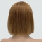 Натуральный парик каре на сетке Bob HH10 Lace цвет 6 русый с каштановым отливом