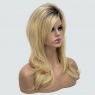 Длинный парик из термоволос 721: цвет Y6-613-22 блондин с темной прикорневой