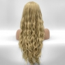 Длинный волнистый парик из термоволос 745, цвет MIX16-613 пшеничный блонд
