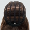 Длинный волнистый парик из термоволос 745, цвет SP430 каштановый мелирование