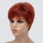Короткий женский парик из термоволос 769, цвет 130 красно-рыжий