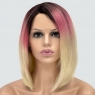 Парик с сеткой Hania Lace Front: цвет 613SPC28-4 блондин с переходом от темных корней к розовому