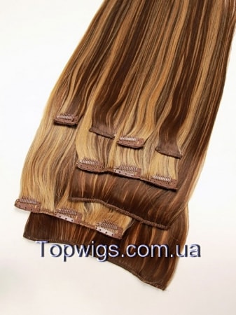 Волосы на заколках Clip1672 (термоволосы 55 см)