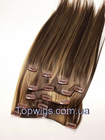 Волосы на заколках Clip EX05 (термоволосы 60 см)