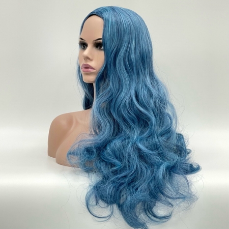 Парик SX157 цвет BLUE/L.BLUE синий/голубой, термоволосы