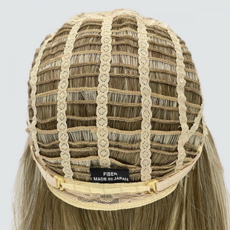 Длинный парик с пробором на сетке Whiskey Lace цвет H16-613 светло-русый с мелированием