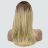 Длинный парик с пробором на сетке Whiskey Lace цвет Y930 пшеничный блондин с темной прикорневой