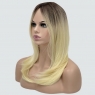 Длинный парик с пробором на сетке Whiskey Lace цвет YS4-26 блондин с темной прикорневой