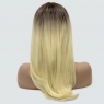 Длинный парик с пробором на сетке Whiskey Lace цвет YS4-26 блондин с темной прикорневой